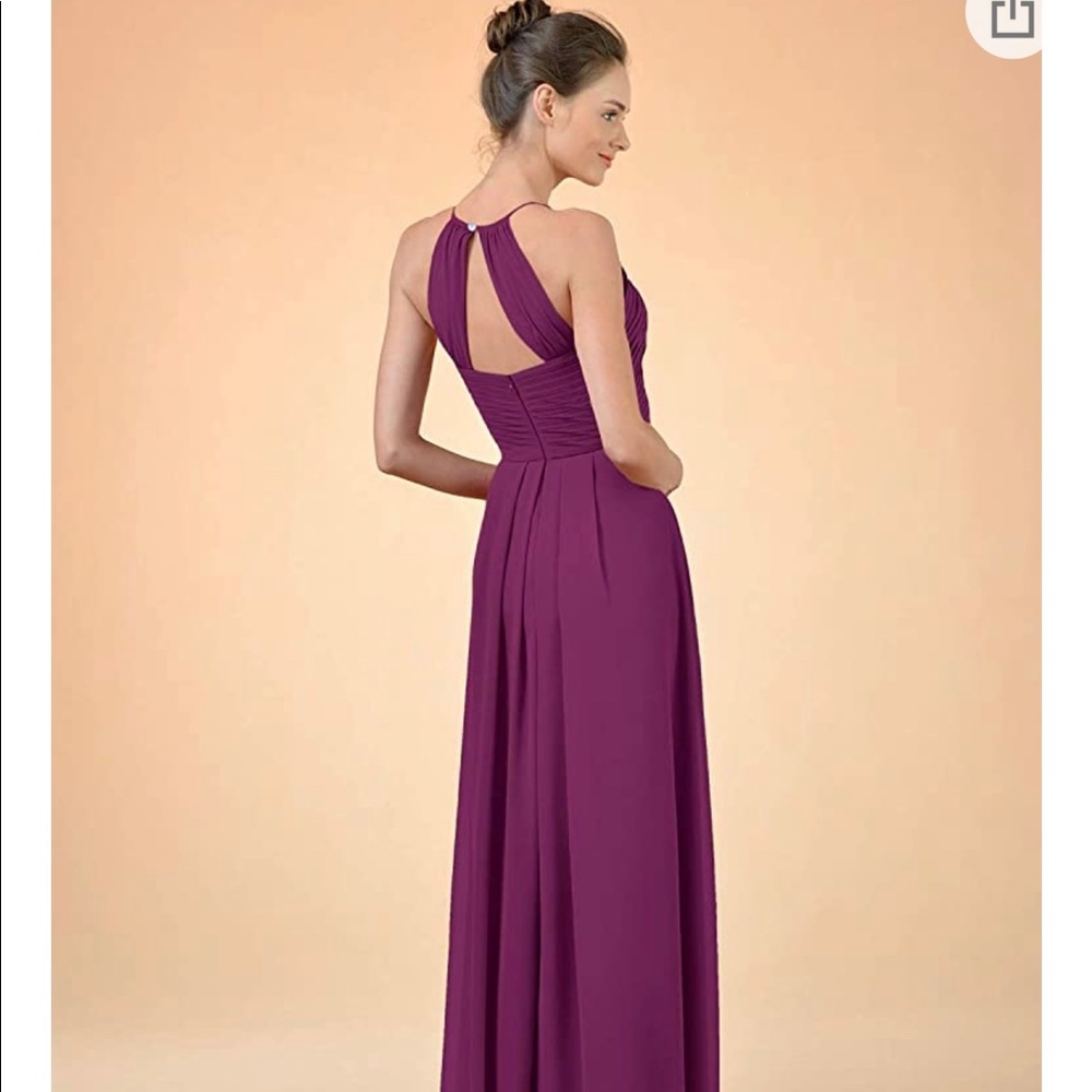 Plum formal dress